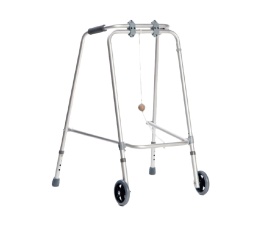 AR-009 Balkonik aluminiowy z kulką – składany, dwukołowy