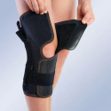 Otwarta orteza kolana z szyną policentryczną i regulacją kąta zgięcia 6104-A (beżowa) / 7104-A (czarna)