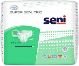 Pieluchomajtki - Super Seni Trio 10szt. (ciężka inkontynencja)