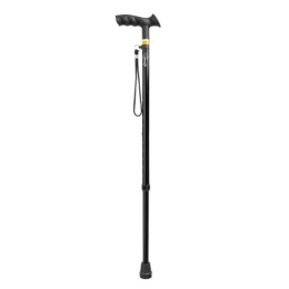 Laska aluminiowa regulowana ELEGANT – czarna