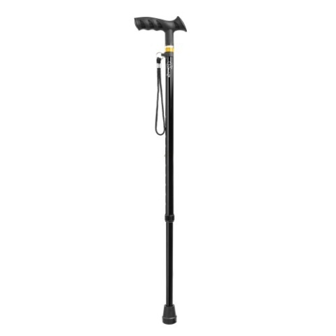 Laska aluminiowa regulowana ELEGANT – czarna